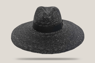 Fedora Wide Brim Wheat Straw