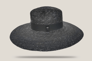 Fedora Wide Brim Wheat Straw