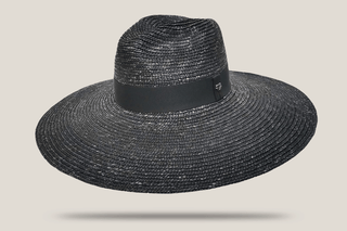 Fedora Wide Brim Wheat Straw