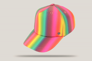 Rainbow Trucker Baseball Cap Hills Hats