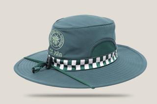 Soft Wide Brim Hat with Mesh Inserts