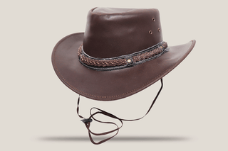 Oily Nubuck Cow Suede Leather Hat