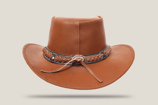 Oily Nubuck Cow Suede Leather Hat