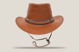 Oily Nubuck Cow Suede Leather Hat
