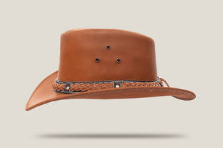 Oily Nubuck Cow Suede Leather Hat