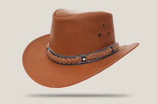 Oily Nubuck Cow Suede Leather Hat
