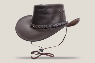 Soft Foldable Cow Leather Hat
