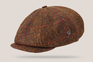 Warrington English Wool Tweed Caddy Cap