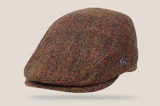Warrington English Wool Tweed Driving Cap