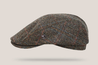 Warrington English Wool Tweed Driving Cap