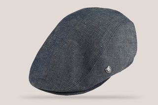 Denim and Hemp Driving Cap