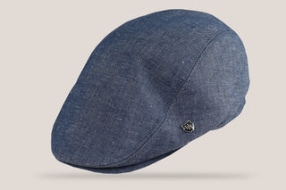Denim and Hemp Driving Cap