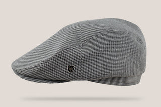Houndstooth Wool Driving Cap Hills Hats