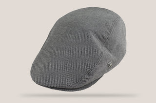 Houndstooth Wool Driving Cap Hills Hats Grey S