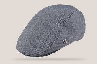 Houndstooth Wool Driving Cap Hills Hats Navy S