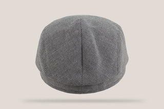 Houndstooth Wool and Leather Driving Cap Hills Hats
