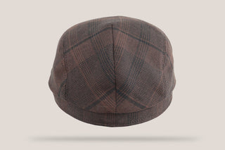 Plaid Overcheck Driving Cap Hills Hats