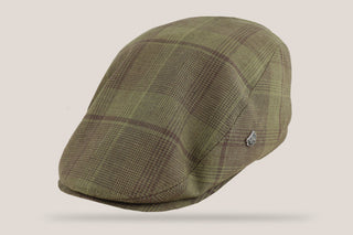Plaid Overcheck Driving Cap Hills Hats Khaki S