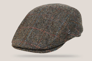 Warrington English Wool Tweed Driving Cap