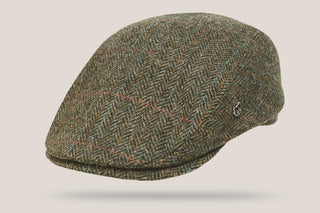 Warrington English Wool Tweed Driving Cap