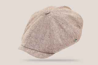 Highland Paperboy Cap Hills Hats L Brown