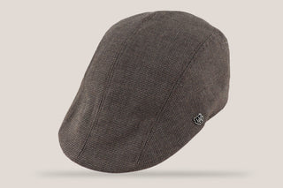 Houndstooth Wool Duckbill Hills Hats Brown S