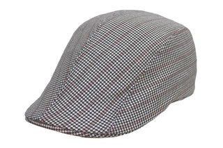 Red Houndstooth Check Duckbill Hills Hats