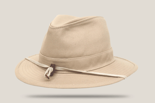 Denver Canvas Wide Brim Hills Hats Beige S