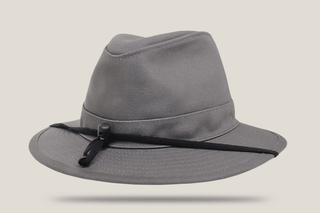 Denver Canvas Wide Brim Hills Hats Grey S