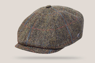 Warrington English Wool Tweed Caddy Cap