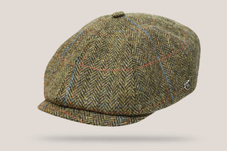 Warrington English Wool Tweed Caddy Cap