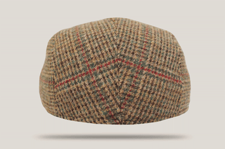Kently Overcheck English Tweed Duckbill Cap