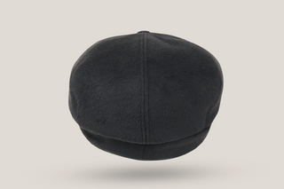 Long Pile 100% Wool Paperboy Cap