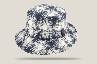 Patchwork Wool Blend Traditional Bucket Hat Hills Hats