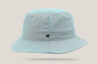Two-Up Linen Drop Brim Bucket Hat