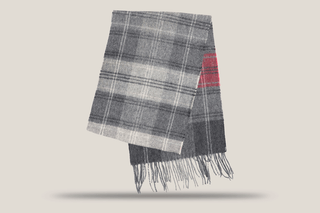Cashmere & Wool Plaid Scarf Hills Hats