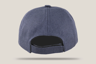 Classic Herringbone Linen Baseball Cap