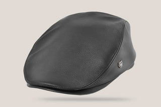 Leather Cow Nappa Driving Cap