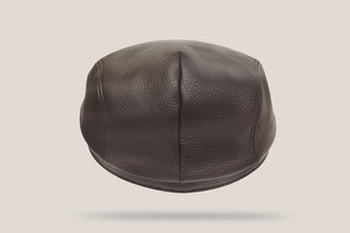 Leather Cow Nappa Driving Cap