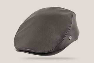 Leather Cow Nappa Driving Cap