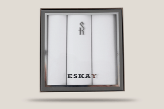 Eskay Gift Boxed Ladies Hankies White 3pk Hills Hats