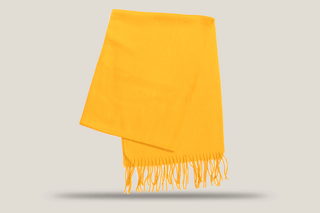 Cashmink Plain Scarf Hills Hats Mustard