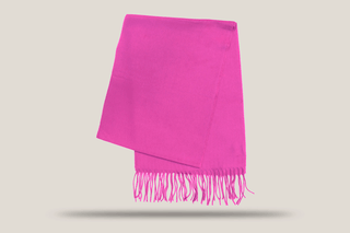 Cashmink Plain Scarf Hills Hats Pink