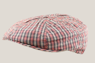 Red Check 8 piece Cheesecutter Hills Hats