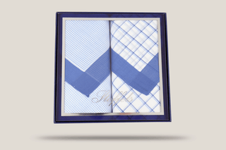 Stoffels Gift Boxed Superfine Hankies 2pk Hills Hats