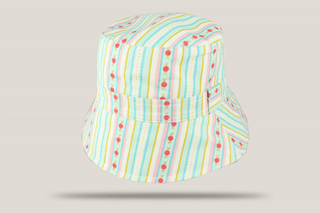Floral Stripe Nouveau Ladies Drop Brim Hills Hats