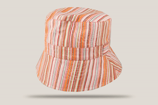 Orange Stripe Nouveau Ladies Drop Brim Hills Hats