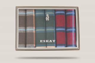 Eskay Gift Boxed Hankies 6pk Hills Hats