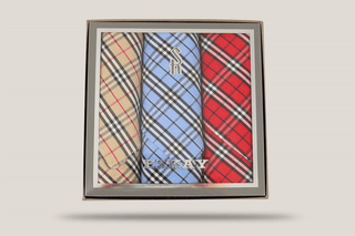Eskay Gift Boxed Hillberry Tartan Hankies 3pk Hills Hats