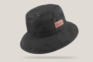 The Haast Oilskin Bucket Hat - Black, L image